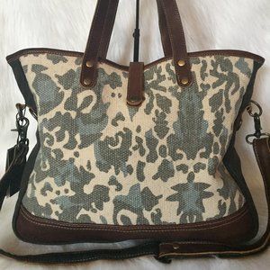 NEW Myra Panache Weekender Bag w/ strap Leather